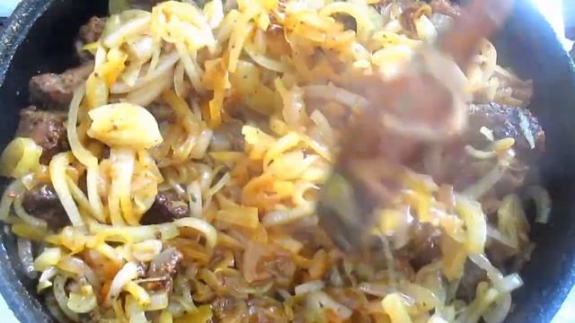 ГОВУРМА с ВИШНЕЙ и ПЛОВОМ. Albalı Qovurması PLOVLA. AŞ. Азербайджанская кухня. Azərbaycan mətbəxi. смотреть онлайн