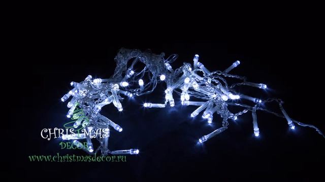 Светодиодная гирлянда белая смотреть онлайн