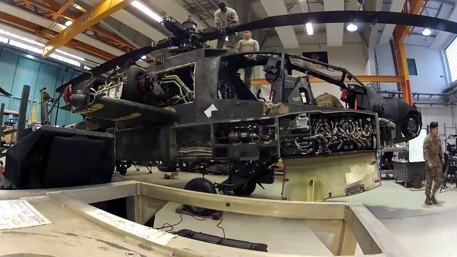AH-64 Apache Helicopter Phase Maintenance Inspection смотреть онлайн
