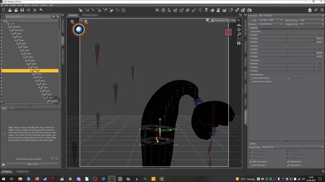 Rigging hair in DazStudio смотреть онлайн