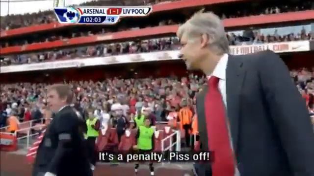 Kenny Dalglish Swears at Arsene Wenger смотреть онлайн