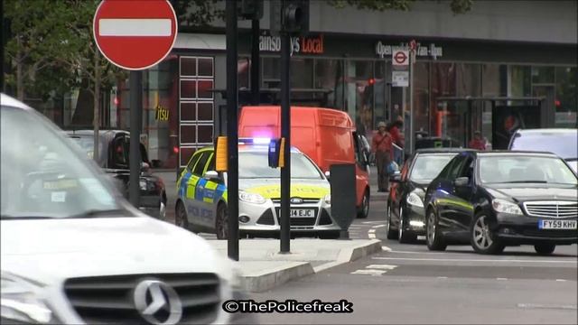 Two Ford Focus Estate IRV - London Metropolitan Police смотреть онлайн