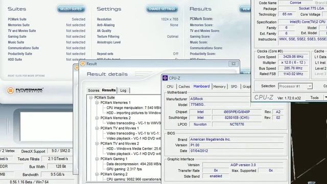 PCMark Vantage how to fit the CPU Z there смотреть онлайн
