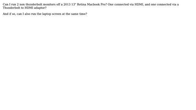 Apple: 2013 Macbook Pro 13
