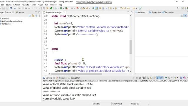 Scope of variables in Java [Core Java Basics] смотреть онлайн