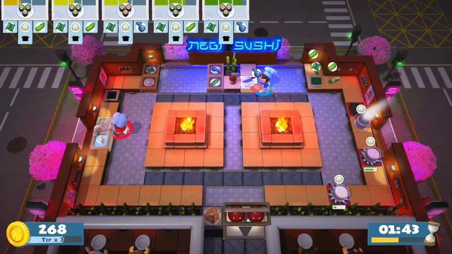 OVERCOOKED 2 | #5 LVL 1-4 ON CONVEYOR BELTS. Story Co-Op Gameplay 3 Star Walkthrough [NO COMMENTARY смотреть онлайн