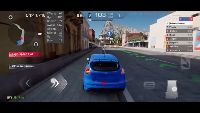 Racing master. Oneplus 8t. Temperature ?️ test. смотреть онлайн