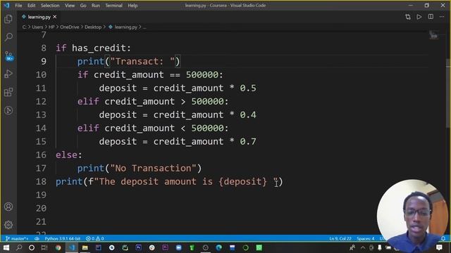 Solution conditional IF statement смотреть онлайн