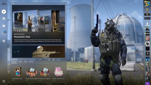 CS GO Panorama UI Full Preview + in Game Menu смотреть онлайн