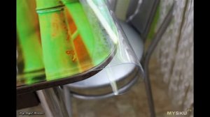 Мягкое стекло на защиту стеклянного стола или 2-я жизнь разбитого стеклянного стола | #Обзор