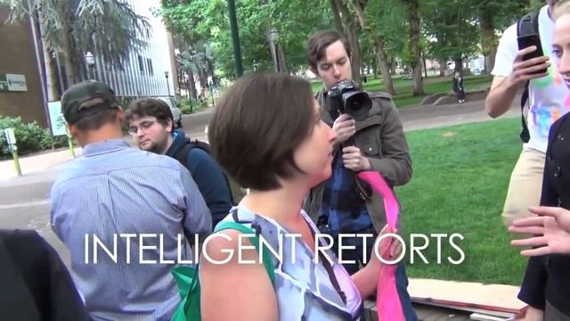 How Trump supporters WIN an argument Vs Anti-Trump Protesters смотреть онлайн