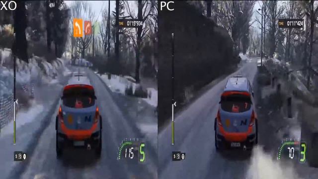 WRC 5 Xbox One v Budget Gaming PC Graphics Comparison Split Screen Gameplay смотреть онлайн