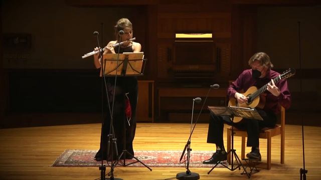 Piazzolla "Oblivion" for flute and guitar смотреть онлайн
