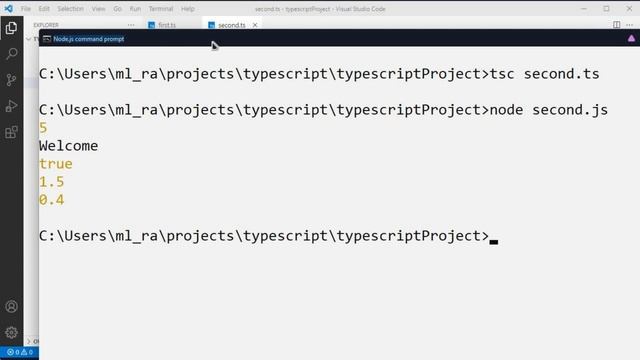 TypeScript Tutorial | Day 2 | Part 2 | TypeScript Variables | Types In TypeScript | #typescript #2 смотреть онлайн