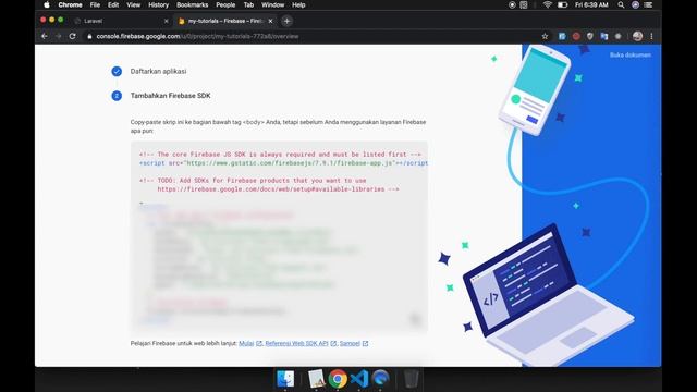 Laravel Realtime Chat App Tutorial x Firebase Cloud Messaging [FCM] - Installing FCM смотреть онлайн
