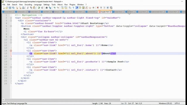 Python Flask Parent and child Templates смотреть онлайн