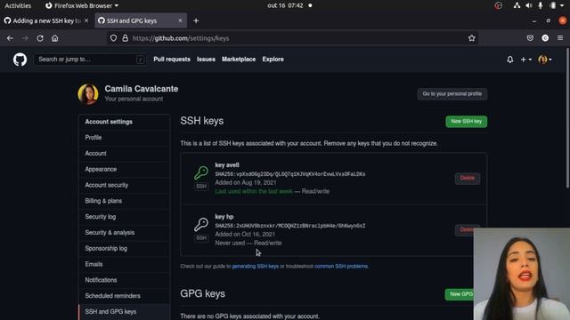 Como se conectar ao GItHub com SSH KEY смотреть онлайн