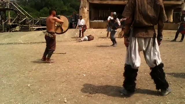 Кинопарк Викинг Крым Симферополь Район красных пещер Реконструнция боя смотреть онлайн