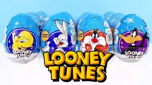 LOONEY TUNES шоколадные яйца Конфитрейд 2023! Сюрпризы, игрушки, мультик Kinder Surprise unboxing