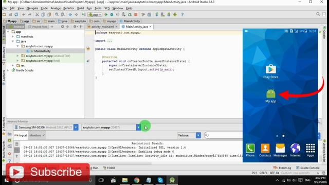 Custom Launcher Icon | Android Studio Tutorial (Beginners) HD | All About Android смотреть онлайн