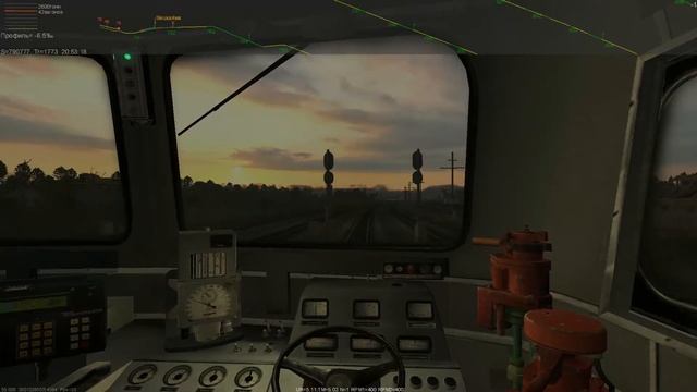 Нелёгкая поездка #3 на тепловозе 2М62 по маршруту Инза - Ульяновск в ZDSimulator смотреть онлайн