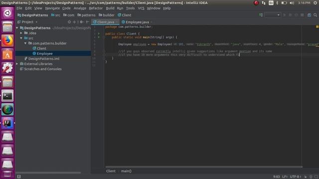 builder design pattern in java смотреть онлайн