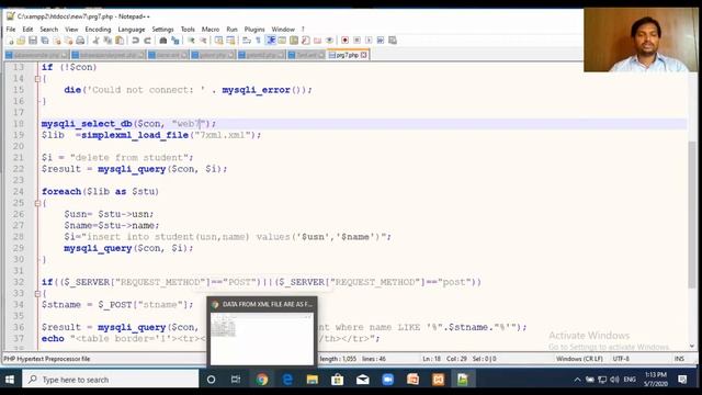 #LAB7 | READ DATA FROM AN XML FILE AND STORE INTO THE MYSQL DATABASE , RETRIVE AND DISPLAY смотреть онлайн