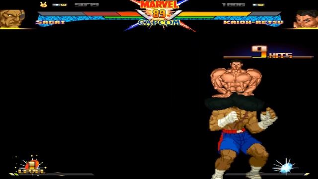 Sagat vs Retsu Kaioh. Capcom Street Fighter vs Baki the Grappler MUGEN Battle смотреть онлайн