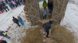 Масленица в Никола-Ленивце Калужской области. Самая впечатляющая масленица в России.