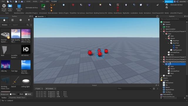 Plugin borra virus | Roblox Studio смотреть онлайн