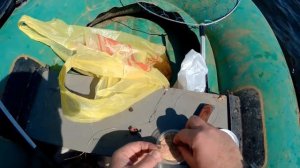 Рыбалка. Ловля леща на кольцо с лодки на Волге.