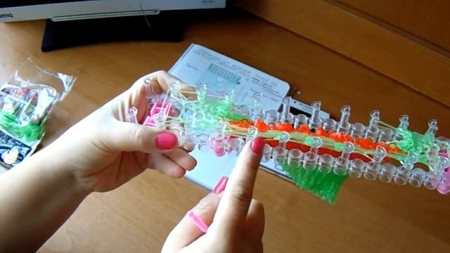 Плетение из резинок чехол-Сердце из вытянутых петель.часть 4 смотреть онлайн