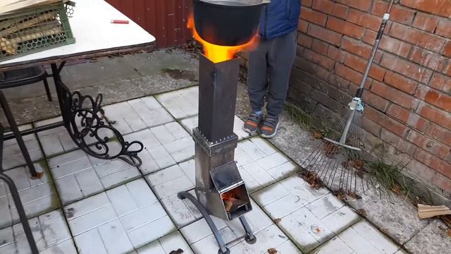 Реактивная складная печь. смотреть онлайн