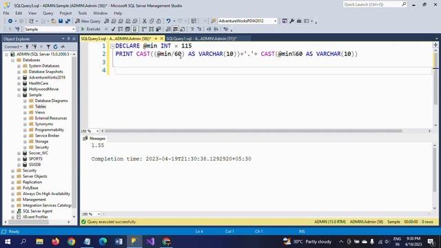 SQL Queries||How to convert Minutes into Hours in SQL? смотреть онлайн