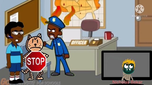 Flat Petey Defaces A Stop Sign/Arrested/Grounded смотреть онлайн