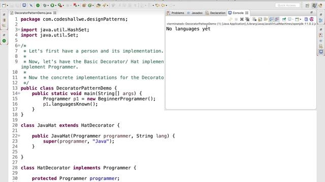 Decorator Design Pattern смотреть онлайн