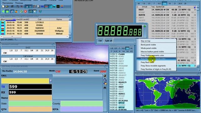 LogHX Frequency From Radio