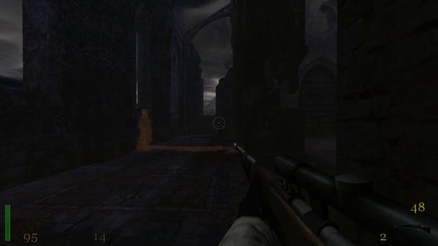Return to Castle Wolfenstein #8 [Оскверненная церковь] [Все секреты] смотреть онлайн