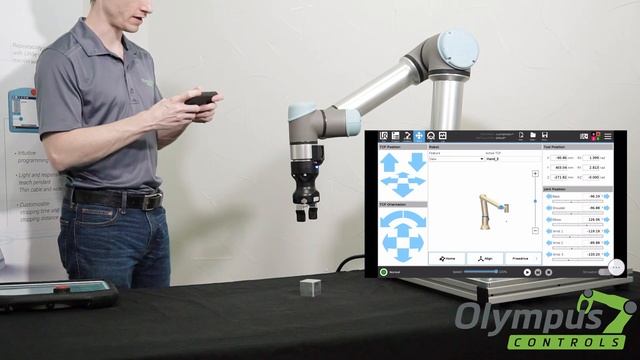 Controlling Universal Robots with your phone смотреть онлайн