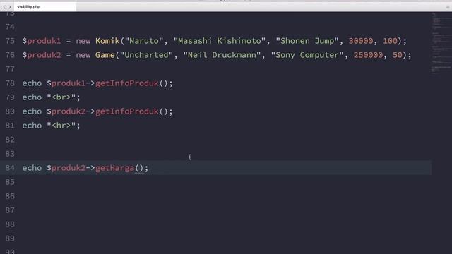 OOP DASAR pada PHP #9 - Visibility смотреть онлайн