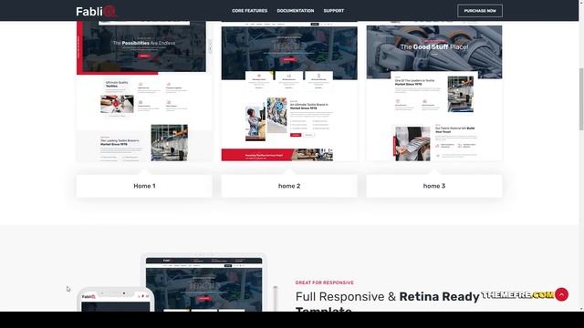 Fablio - Textile Industry HTML5 Template garments amp industrial textile industry Koharu смотреть онлайн