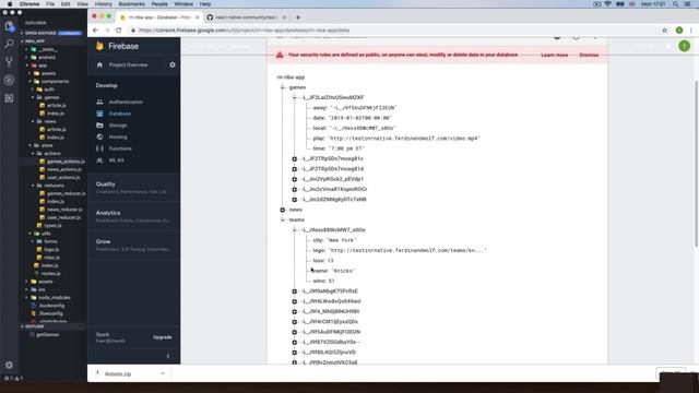 26 Getting the Games from F Base || Build React Native complete app смотреть онлайн