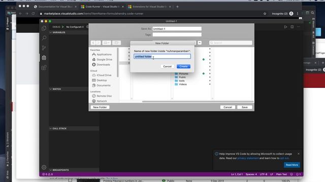 installing visual studio code and run program using code runner смотреть онлайн