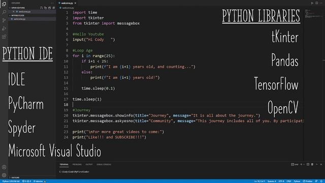 What is Python? The most basic building blocks смотреть онлайн
