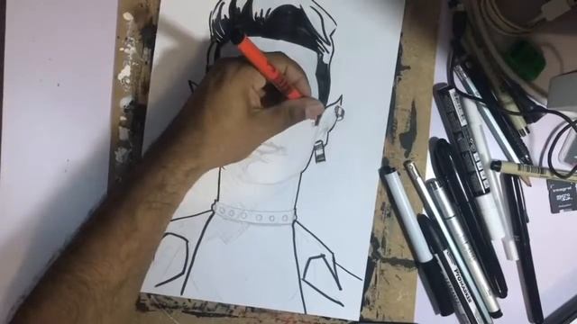 Blink from X-Men Inktober Sketch 2018 смотреть онлайн