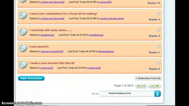 Moshi Monsters Forum -- MODERATION TOOLS! смотреть онлайн