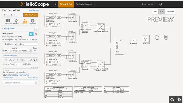 Electrical Design in HelioScope смотреть онлайн