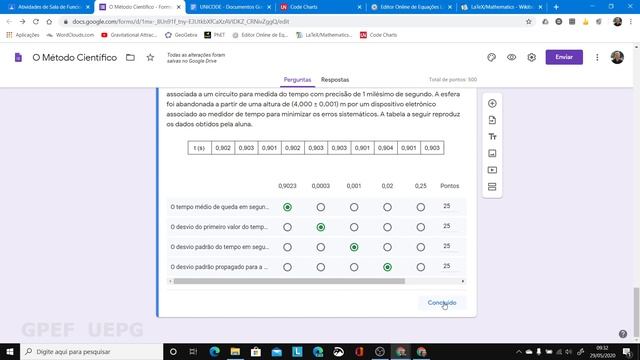 Atividades 02 - Uma pequena sequência didática com o uso do Formulário do Google смотреть онлайн