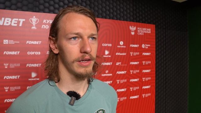 Матвей Сафонов после кубкового матча «Краснодар» – «Ростов» смотреть онлайн