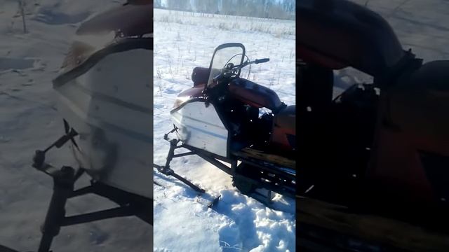 Самодельный снегоход смотреть онлайн